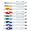 White Barrel Retractable Pen