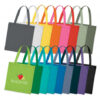 Colored Cotton Tote Bag
