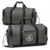 Logo Branded Canvas Duffle Bag