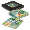 Lombardy Glass Square Coasters - Set of 4 - Image 3