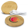 Volt Bamboo Wireless Chargers - Round