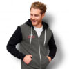 SOLS Silver Unisex Zipped Sweatshirts