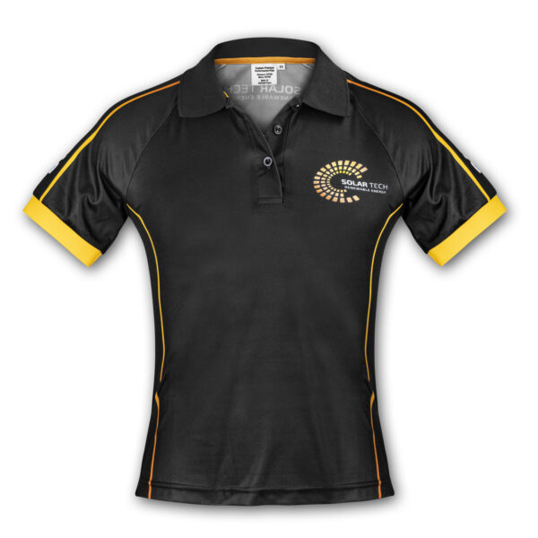 Smart Womens Premium Raglan Short-Sleeved Sports Polo - Image 4