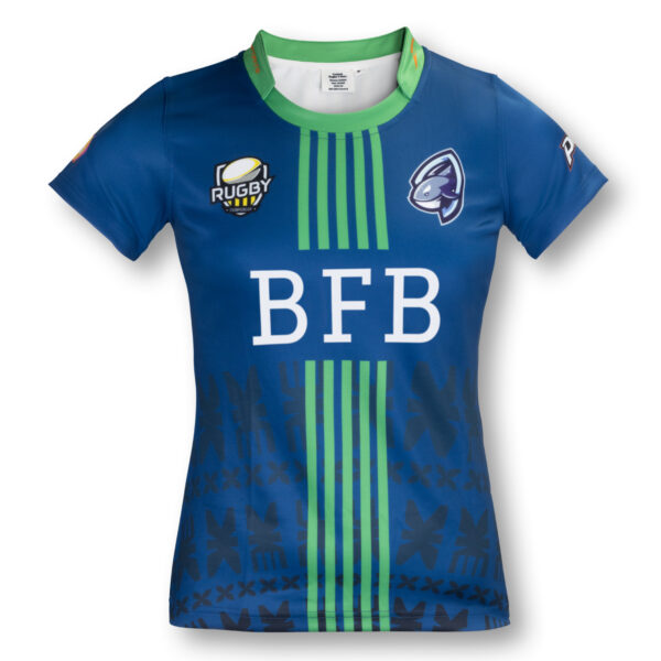Interlock Polyester Womens Rugby T-Shirts - Image 4