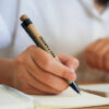Bamboo Barrel Pens