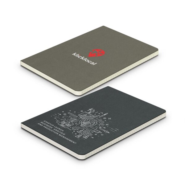 Berndorf Soft Cover A5 Re-Cotton Notebooks - Image 3