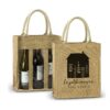 Farris Triple Jute PVC Wine Totes - Image 3