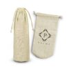 Lambert Cotton Bottle Drawstring Bags - Image 3