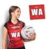 Velcro Attached Womens Netball Bibs - Image 3